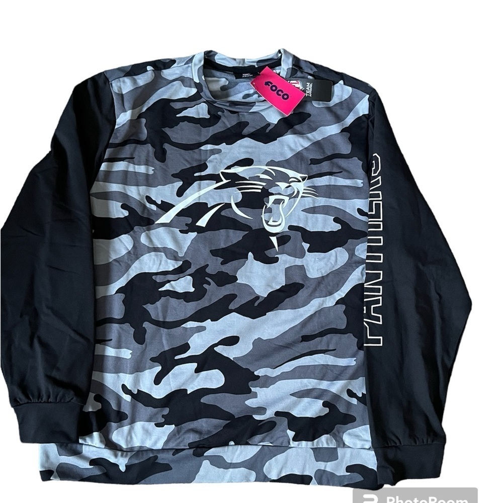 NFL Carolina Panthers Camouflage long sleeve